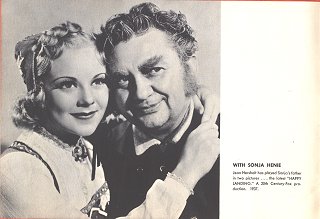 Jean Hersholt With Sonja Henie, 1937